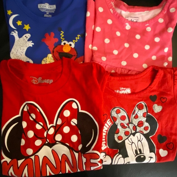 Disney Other - Little Girls Fun Shirt Bundle *Size 5T* 🌸🌈🌸